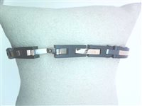 Bracciale Zancan Uomo Hi-Tekh 2.0 in Acciaio Zirconia UHB109 - UHB109